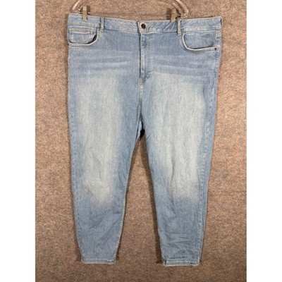 Fat Face Eco Denim Harlow High Waist Jeans Women's US 20S UK 24S Light Wash