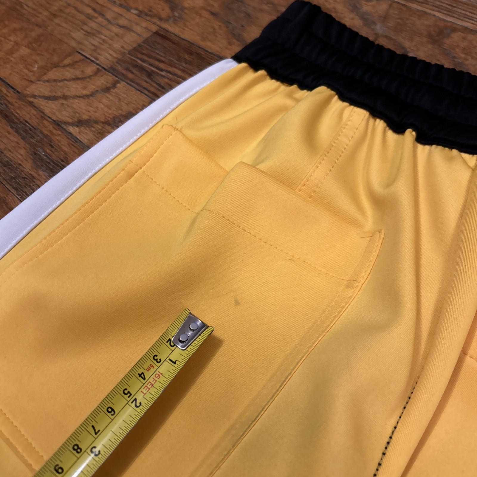 Fear Of God Fifth Collection Track Pants Size Medium Black White Yellow USA thumbnail 15