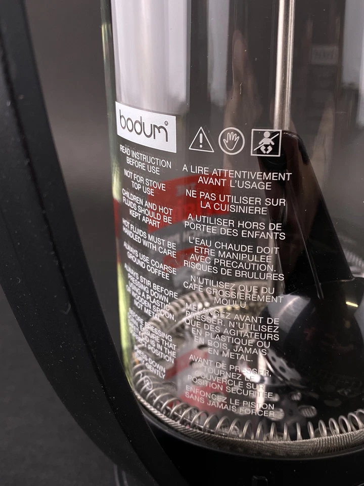 Bodum Brazil French Press Coffee Maker Black 34 fl oz 8 Cup New - Image 4 of 4