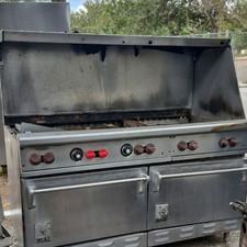 Wolf Commercial Gas Range Full Surface Griddle Top, Griddle Burner Style