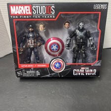 Marvel Legends Studios First Ten Years Civil War Captain America & Crossbones