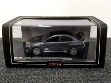 VITESSE 1/43 Mitsubishi Lancer Evolution X Metallic Gray Minicar