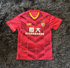 Nike Drifit China Guangzhou Football Jersey Men's XXL Red Soccer Signed Goulart