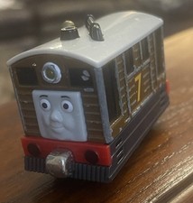Thomas Friends Take N Play Diecast Metal 2009 Talking  Light Toby Train Car GUC