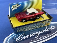 Johnny Lightning Thunderjet 500 Pontiac GTO HO Scale Slot Car RED WHITE