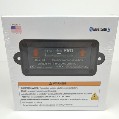 LevelMatePRO NEW Wireless Vehicle Leveling System Bluetooth 5 RV Travel Trailer