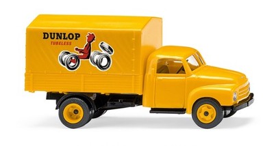WIKING - OPEL Blitz Forwarder mit Plane DUNLOP - 1/87 - WIK035203