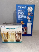 Cirkul Stainless Steel 22oz Water Bottle  8 Flavor Cartridges