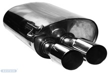 Bastuck Endschalldämpfer Slash 20° schräg 2x 76 mm LH - BMW Z4 E89 6-Zylinder