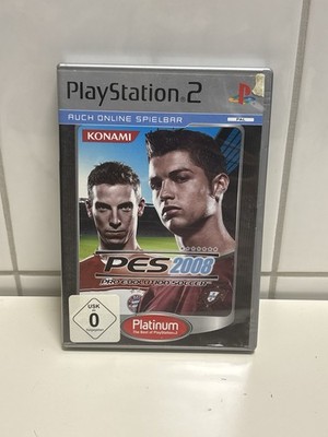 PlayStation 2  PES 2008: Pro Evolution Soccer (Platinum) mit OVP Sehr Gut