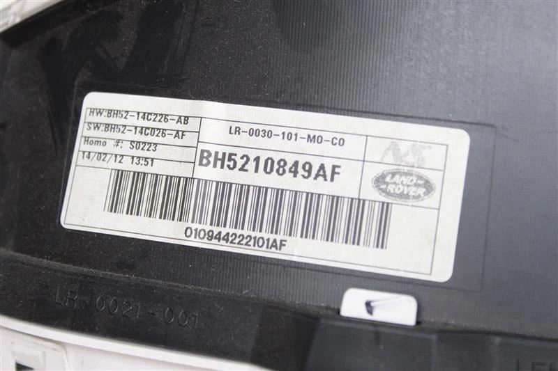 CLUSTER VELOCÍMETRO Land Rover LR2 2011 11 2012 12 BH5210849AF 1145350 Foto 4 de 4