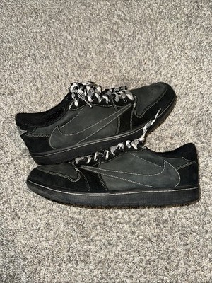 Size 13 - Nike Air Jordan 1 Low X Travis Scott Phantom Black Worn No Box