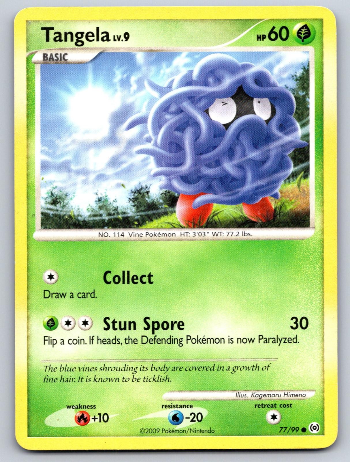 Tangela 77/99 Common Arceus Pokemon Moderately Played