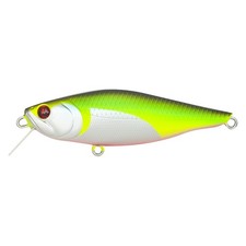 Pontoon21 KALIKANA 70SP-SR Fishing Wobbler R37 Flashing Chartreuse, Lenght mm...