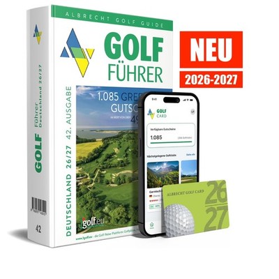 neu | ALBRECHT GOLF FÜHRER DEUTSCHLAND | 2026-2027 | 26-27