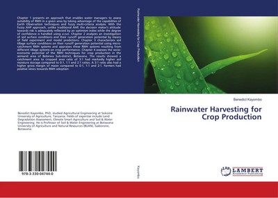 Rainwater Harvesting for Crop Production Benedict Kayombo Taschenbuch Englisch