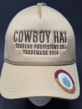 Sendero Provisions Cowboy Hat Trucker Snap Back Tan New