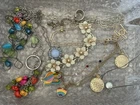Costume Jewelry Mixed Lot Of 5 Lbs For Wear Or Resale Misc Vintage Modern # 6