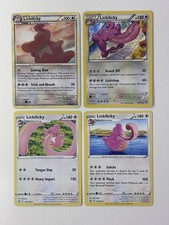 x4 Lot Lickilicky 👅 Vintage Triumphant, XY - Furious Fists Pokémon Cards NM