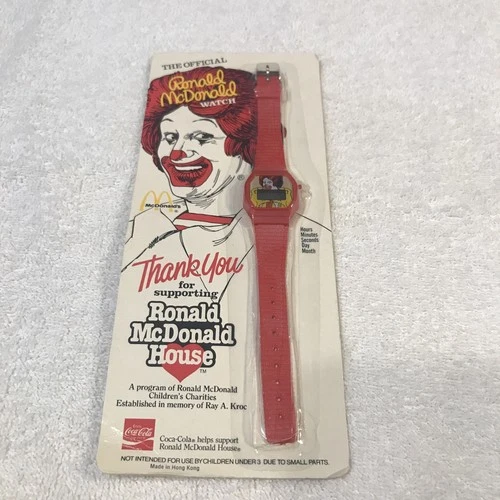 Ronald McDonald Watch New In Original Packaging
