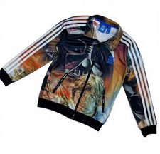 adidas x STAR WARS Kids Jersey Jacket Darth Vader Luke R2-D2 All-Over Print