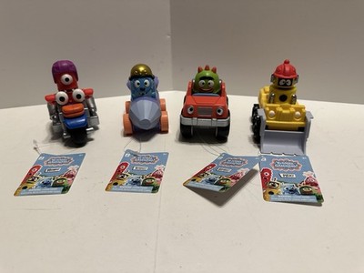 Yo Gabba Gabbaland Toodee Plex Muno Brobee Mobile Vehicle Car Toy Set Of 4 2025