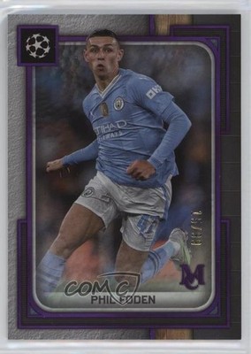 2023 Museum Collection UEFA Champions League Amethyst 15/99 Phil Foden #46 04at