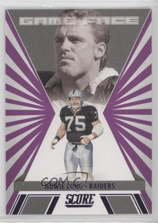 2021 Score Game Face Purple Howie Long #GF11 HOF 1k90