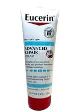 Eucerin Advanced Repair Body Cream, Body Cream for Very Dry Skin, 8 Oz Tube
