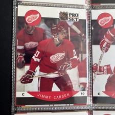 1990-91 NHL Pro Set Jimmy Carson Detroit Red Wings #67
