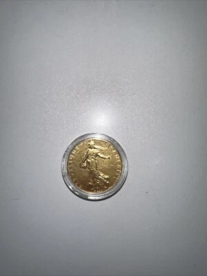 pièce or1 Franc - Photo 1/2