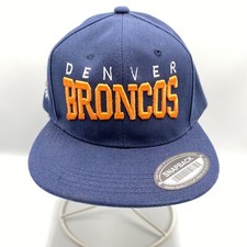Denver Broncos Football Snapback Hat Cap Blue