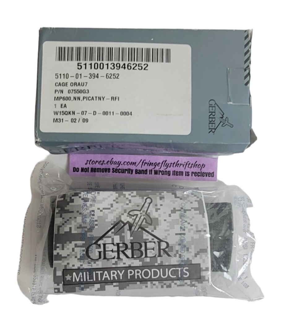 ARMY USGI GERBER MULTITOOL MP600 NN PICATNYRFI Military Issued