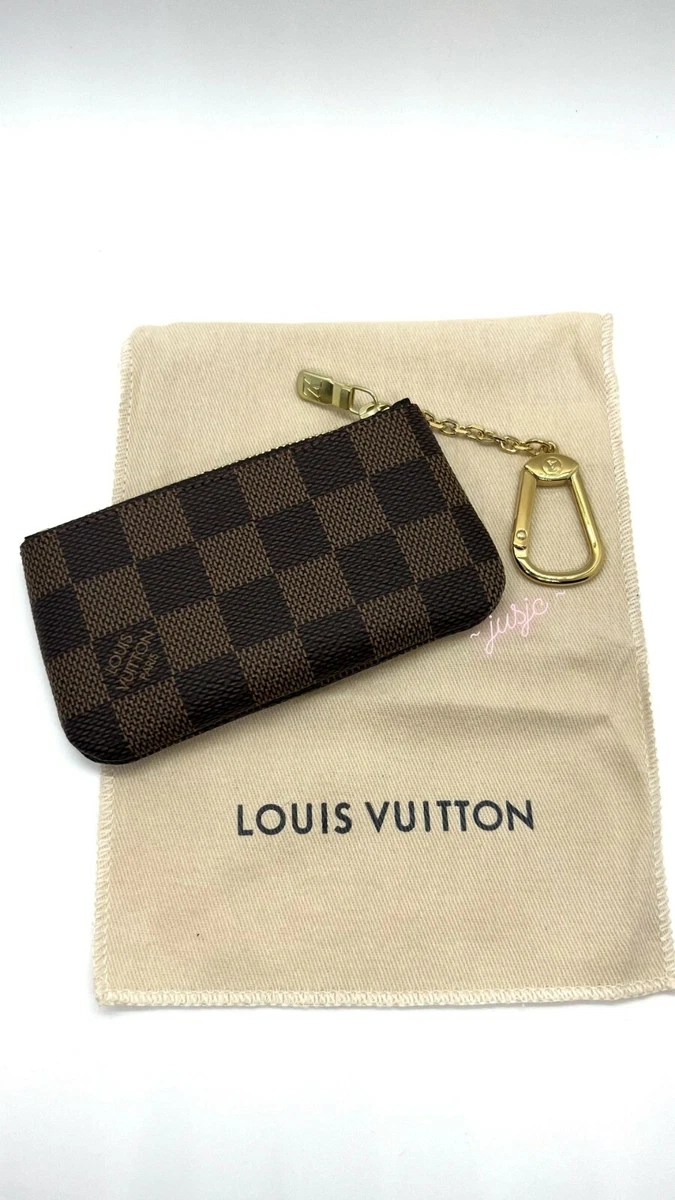 Louis Vuitton key pouch Damier Ebene New❌Sold  Louis vuitton key pouch, Louis  vuitton, Key pouch