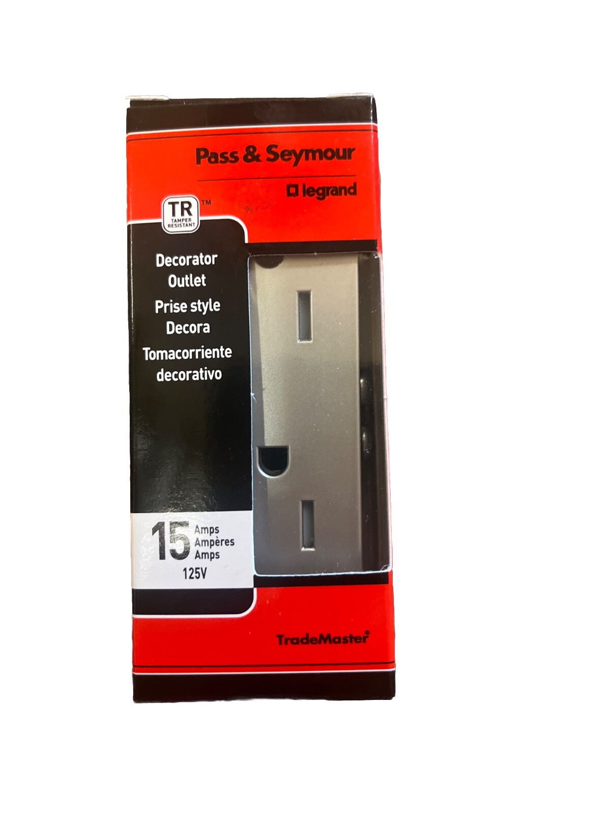 Pass & Seymour 15 amp Tamper Resistant Outlet  (12 pack) Nickel