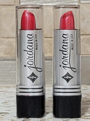 Jordana Lipstick 185 RED VOLT 0.12oz/3.4g EACH SET OF 2 -NEW SEALED HARD TO FIND