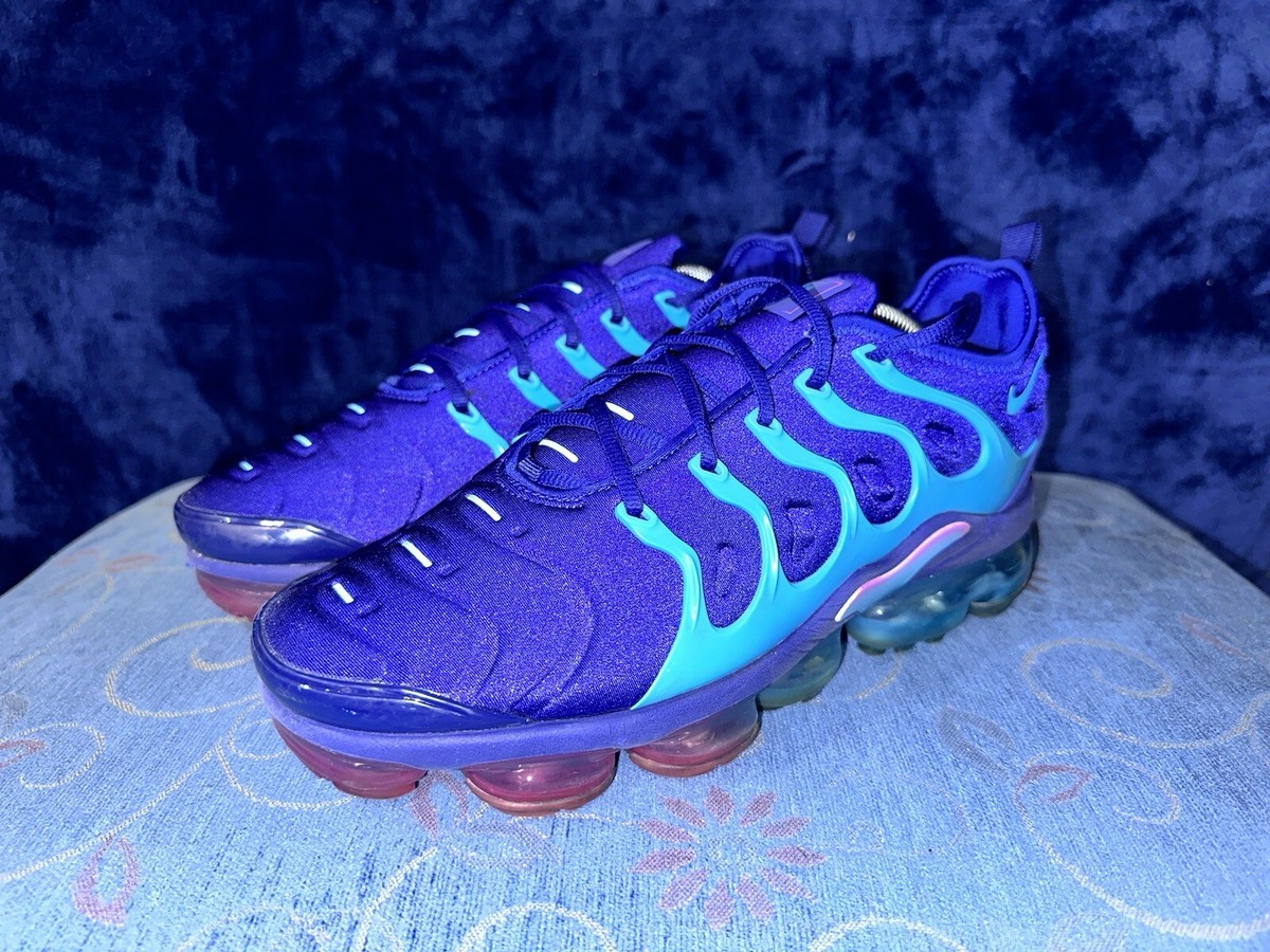Air Vapormax Plus Sunset Size 10 Mens Purple Blue Nike 2019 BV6079-500