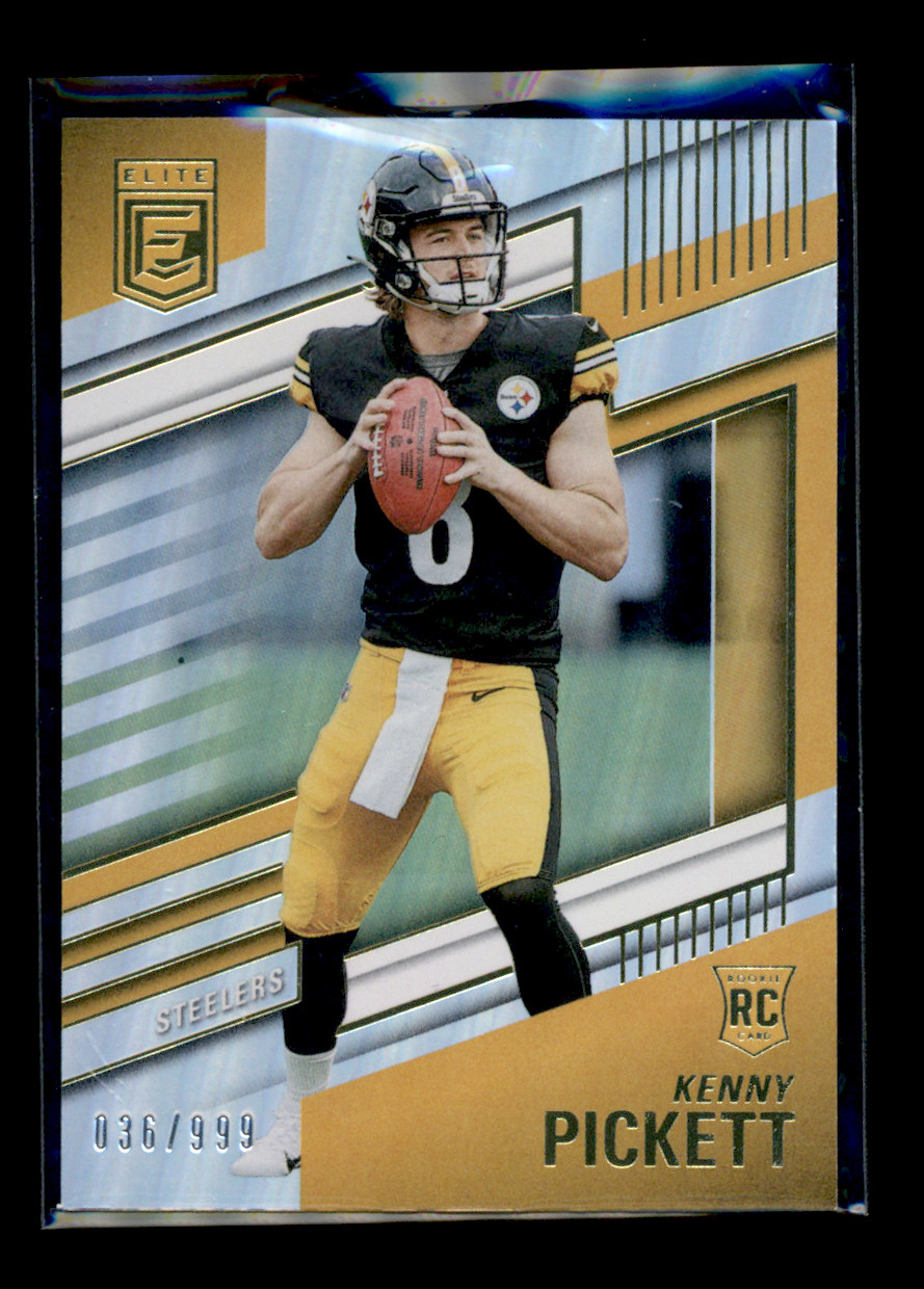 2022 Panini Donruss Elite Kenny Pickett #101 36/999 RC Pittsburgh Steelers