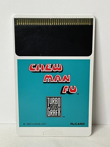 Chew Man Fu (TurboGrafx-16, 1990) HuCARD Only - Cleaned Tested