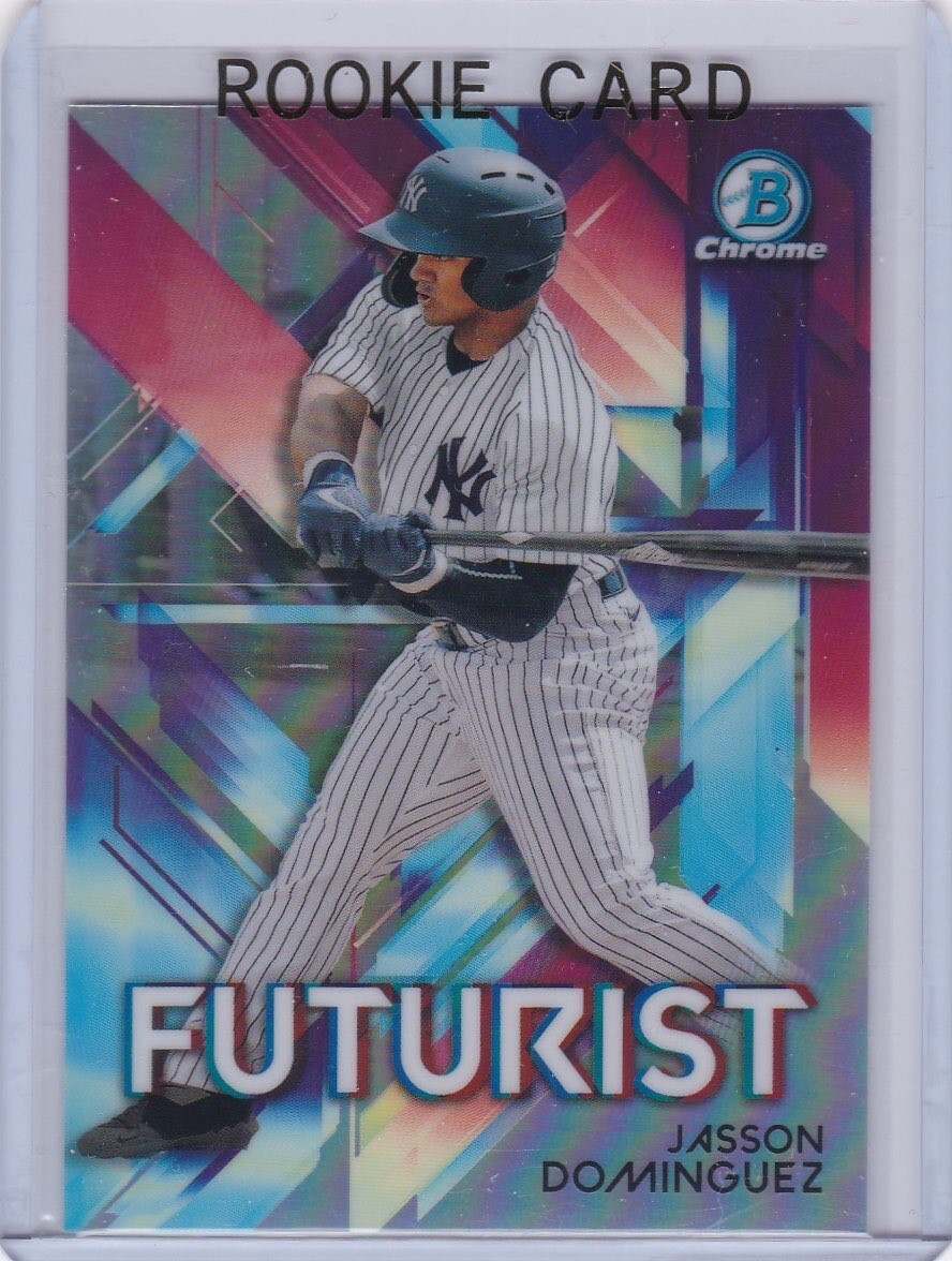 JASSON DOMINGUEZ ROOKIE CARD New York Yankees BOWMAN CHROME