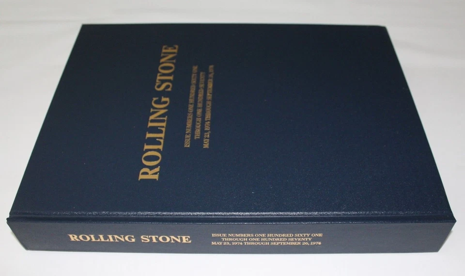 Rolling Stone Magazine Bound 1974 NOS Issues #161-170 OZARK MUSIC FESTIVAL READ Foto 4 de 4