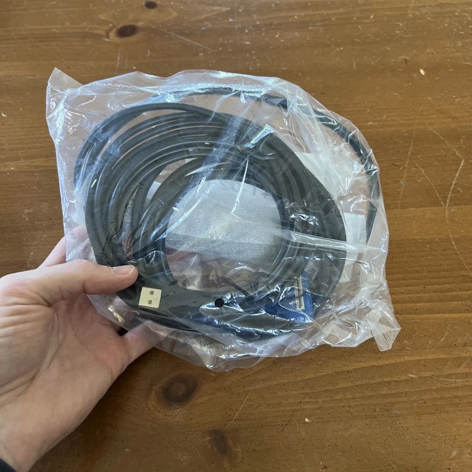 Verifone NEW Blue Mx USB Cable P/N 23741-02-R for Mx850 Mx860 Mx870 Mx915 Mx925 - Image 2 of 2