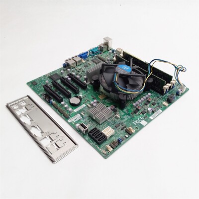 Supermicro X9SCM Micro ATX LGA 1155 Xeon E3-1240 3.30GHz 8GB Motherboard w/ I/O