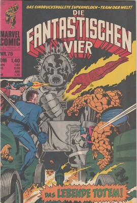 DIE FANTASTISCHEN VIER # 76 - DÄMON - WILLIAMS 1976 - GERMAN FANTASTIC FOUR #80
