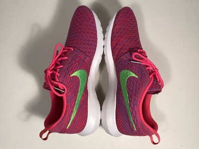 Nike Roshe NM Flyknit Pink Flash (677243-601) Running Shoes  display picture 2