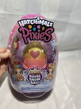 Hatchimals Pixies Royal SnowBall Pink Mystery Egg Magical Snow Ball New