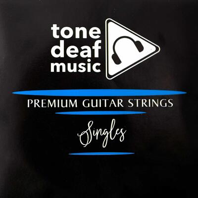 5er-Pack Saiten für Elektro- oder Akustikgitarre - Stärke 010 Top E 1. Single 10s