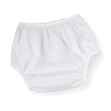 Waterproof Silence Pants - Adult Diaper Cover - White