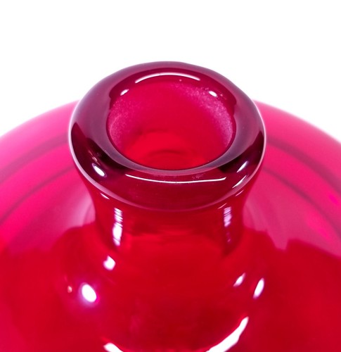 Blenko Regal Specialty Line 9-RE Ruby Red Decanter Historic Period Husted 1960 - Picture 12 of 18