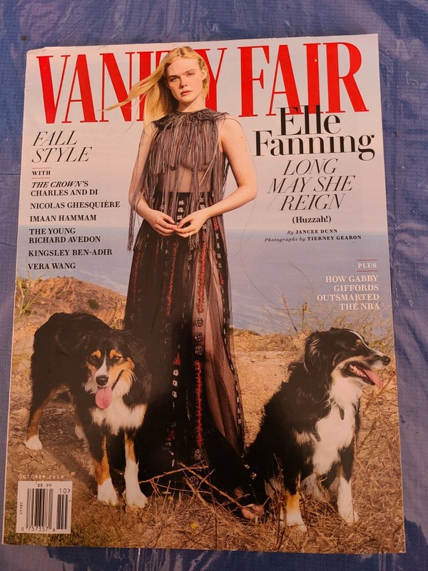 Vanity Fair magazine, October 2020, Elle Fanning, New, 